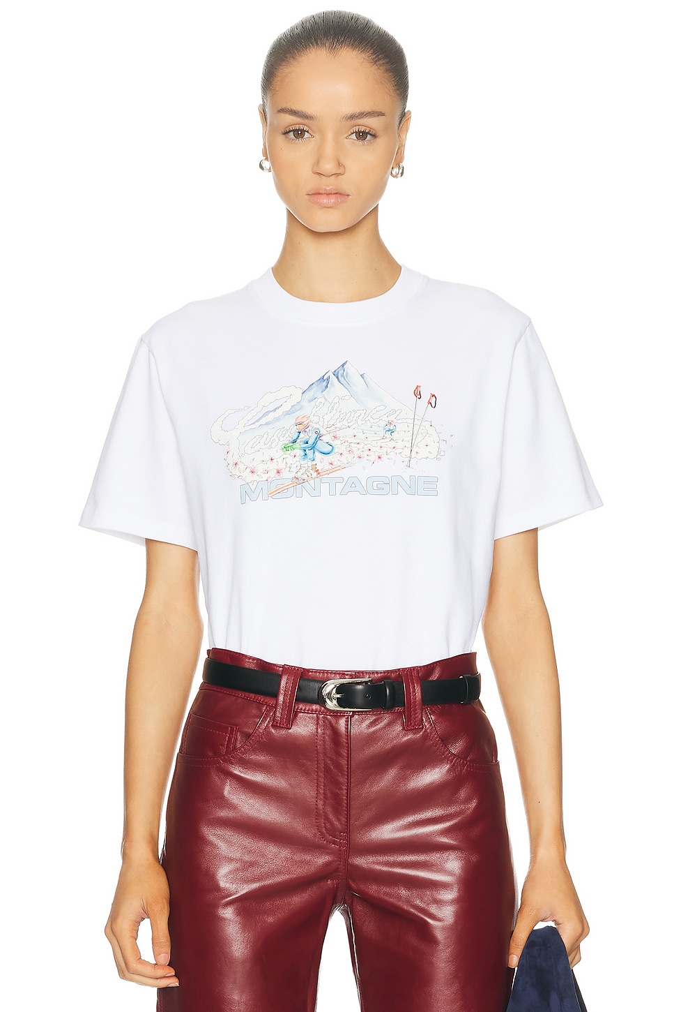 Image 1 of Casablanca Short Sleeve T-shirt in White