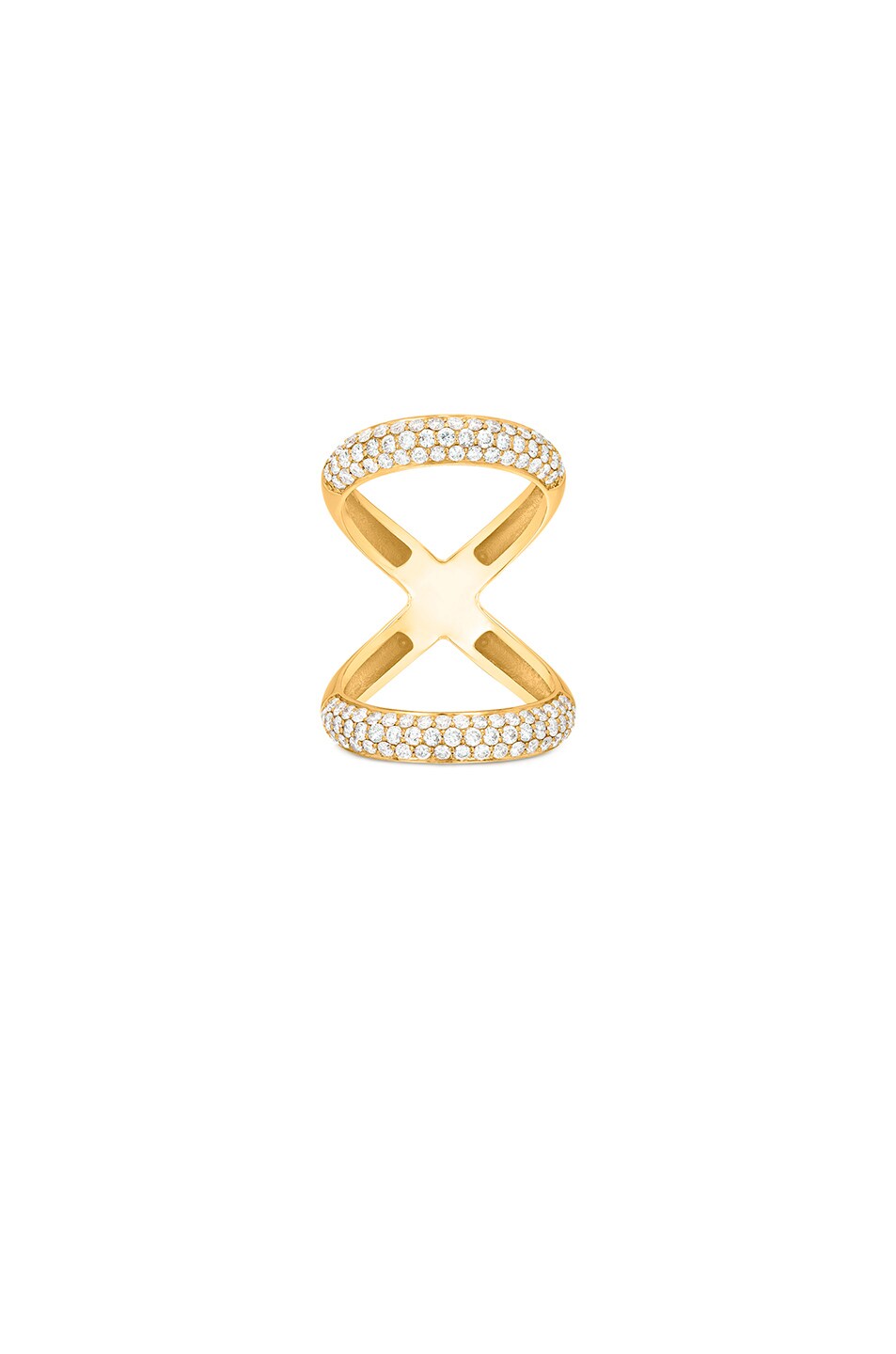 Image 1 of Carbon & Hyde Olympus Knuckle Ring in Gold