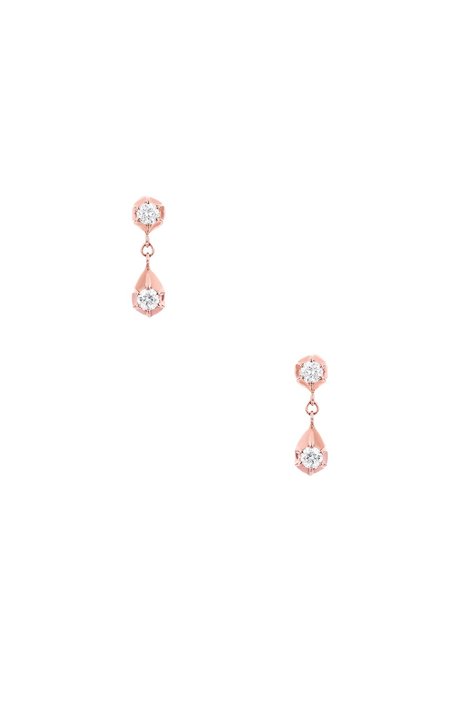 Image 1 of Carbon & Hyde Belle Earring in Rose Gold