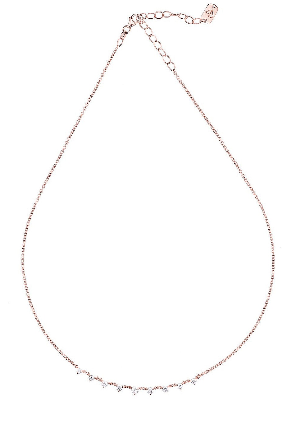 Image 1 of Carbon & Hyde Mini Starstruck Necklace in 14K Rose Gold