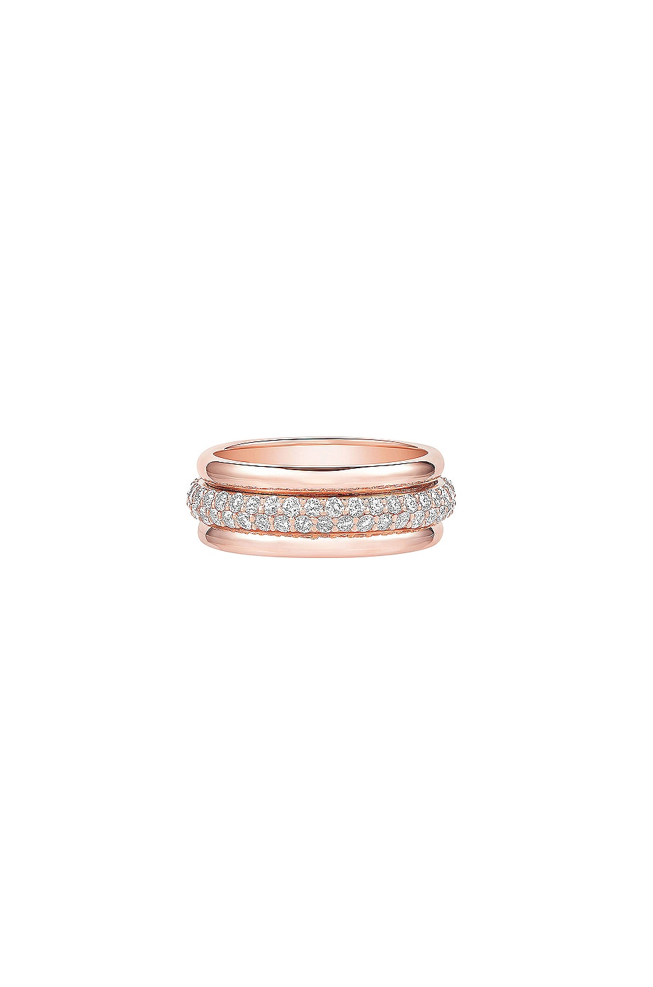 Image 1 of Carbon & Hyde Orbit Ring in 14K Rose Gold