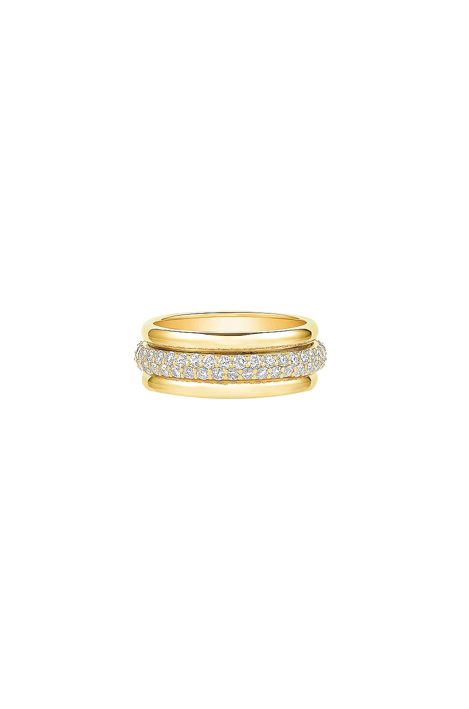 Image 1 of Carbon & Hyde Orbit Ring in 14K Yellow Gold