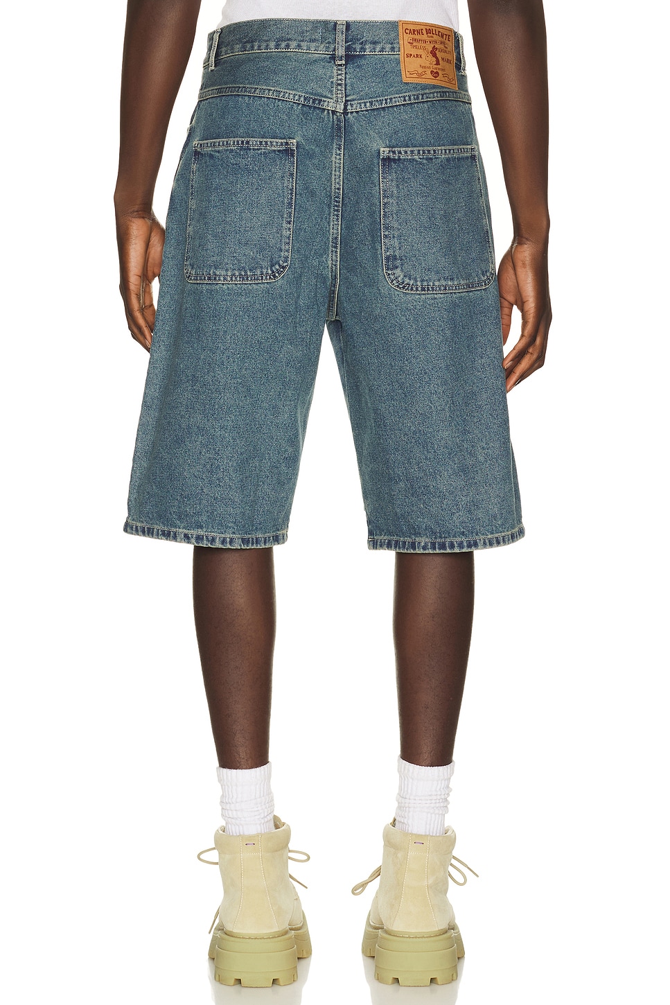 Carne Bollente Love Denim Shorts | Thumbnail 2 Carne Bollente Love Denim Shorts | Thumbnail 2