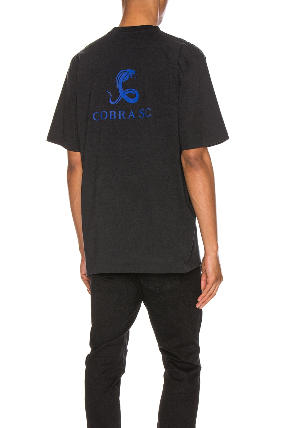 Image 1 of Cobra SC Short Sleeve Logo Tee in Black
