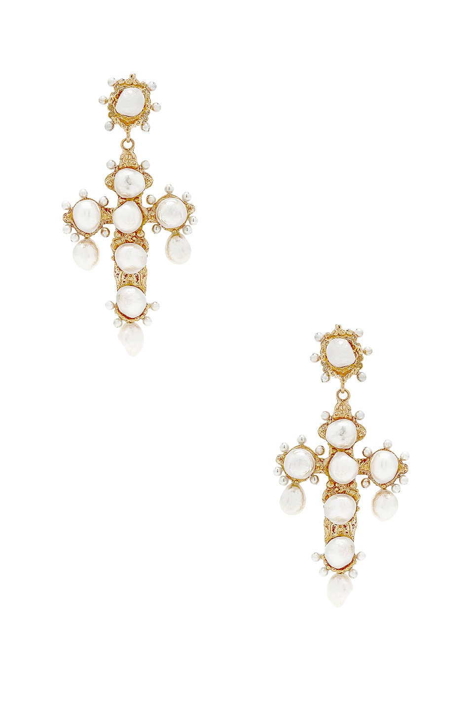 Image 1 of Christie Nicolaides Celestina Earrings in Gold
