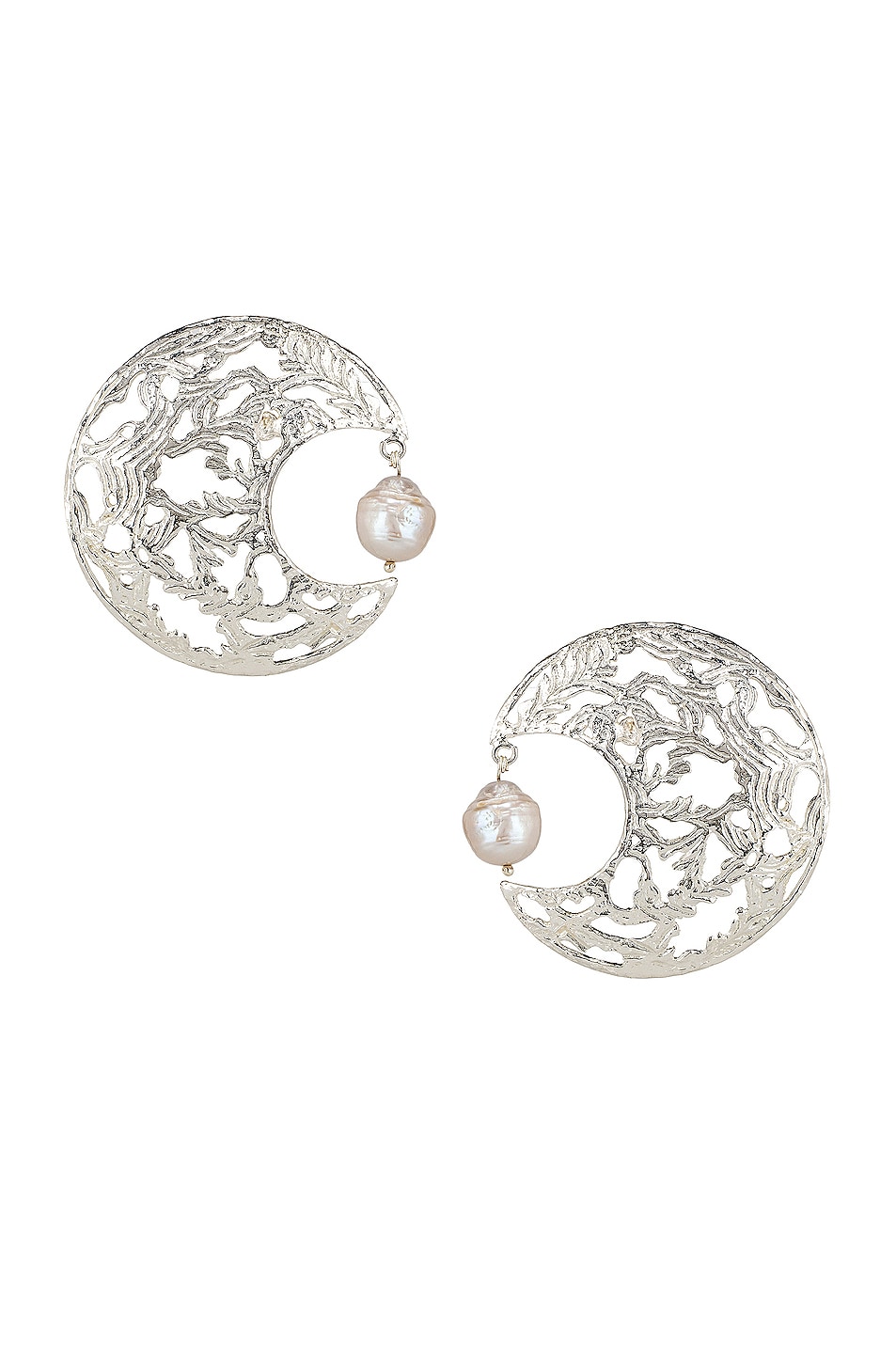 Image 1 of Christie Nicolaides Angela Earrings in Silver