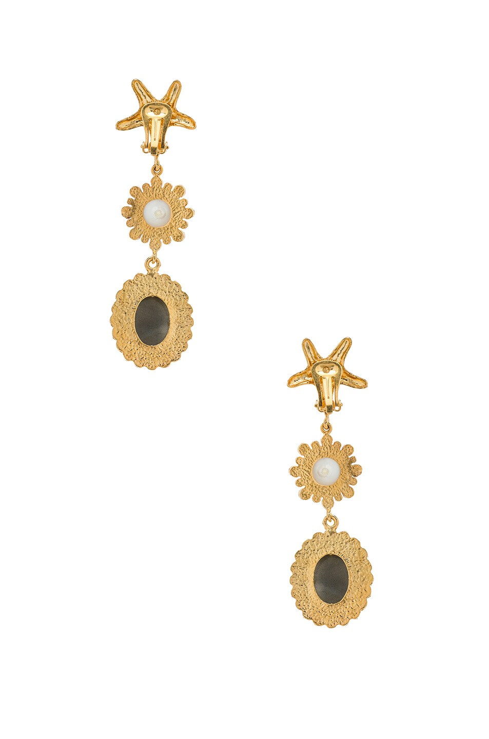 Christie Nicolaides Carmela Earrings in Grey FWRD