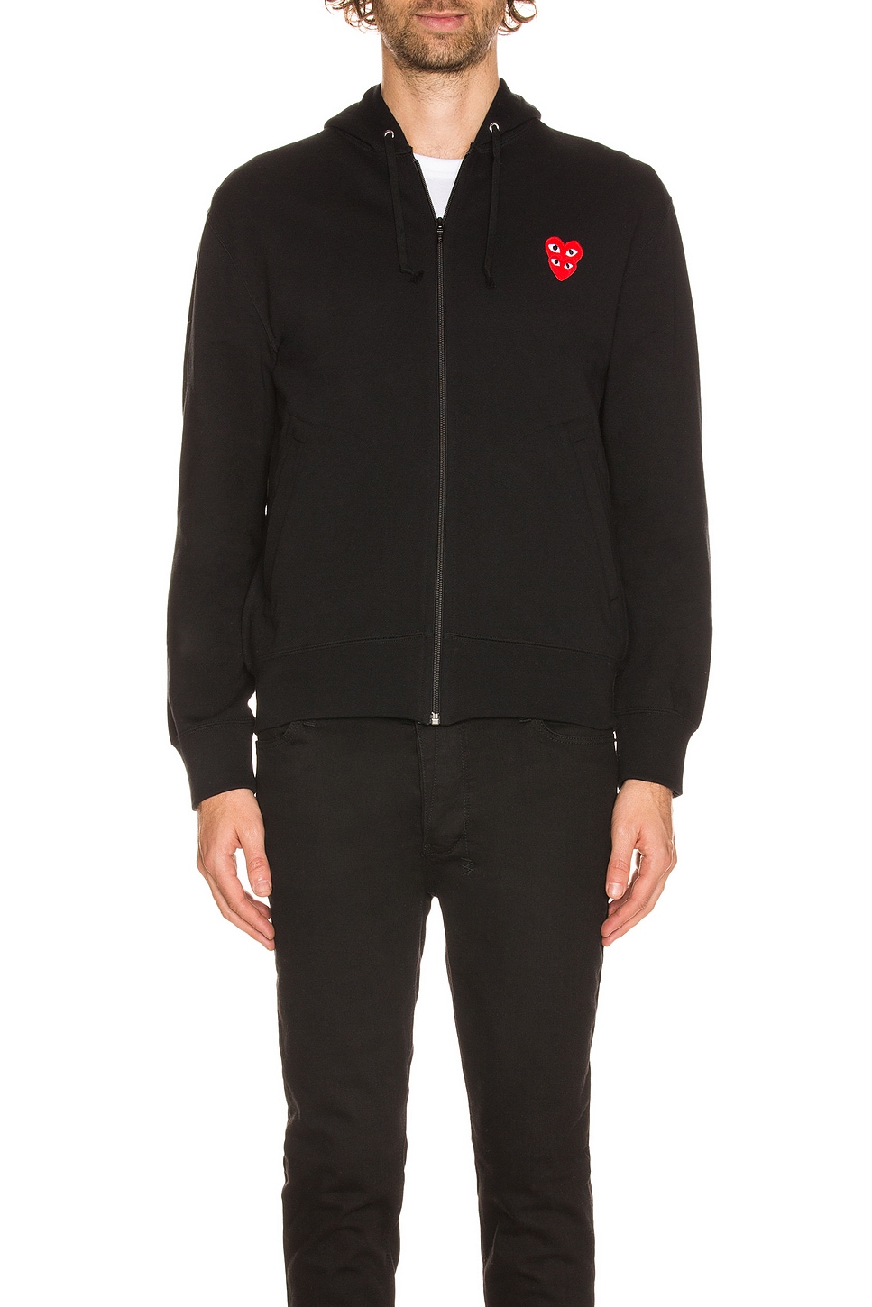 Image 1 of COMME des GARCONS PLAY Sweatshirt in Black