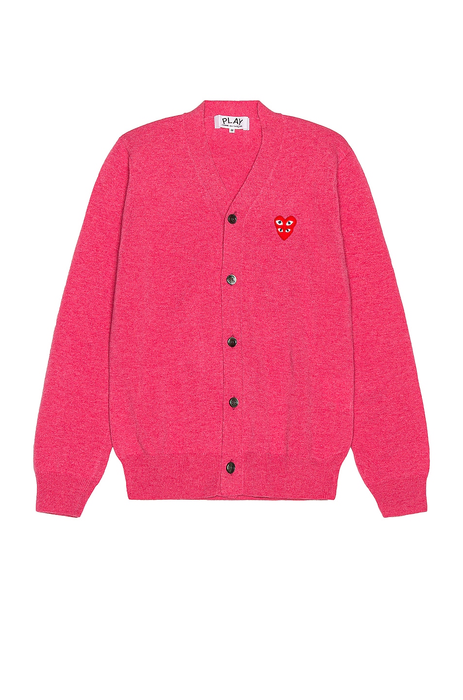 Image 1 of COMME des GARCONS PLAY Cardigan in Pink