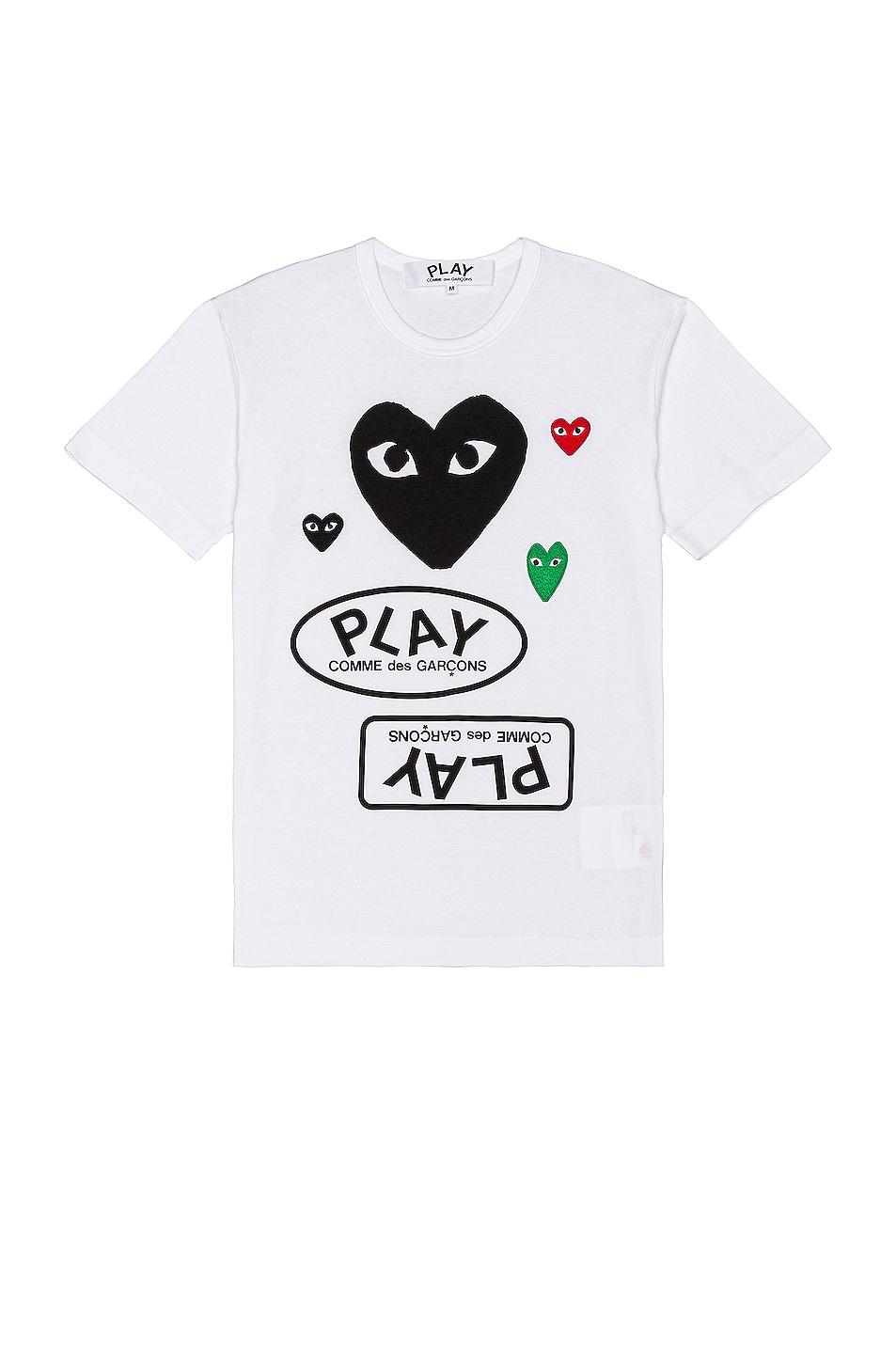 Image 1 of COMME des GARCONS PLAY Tee Shirt in White