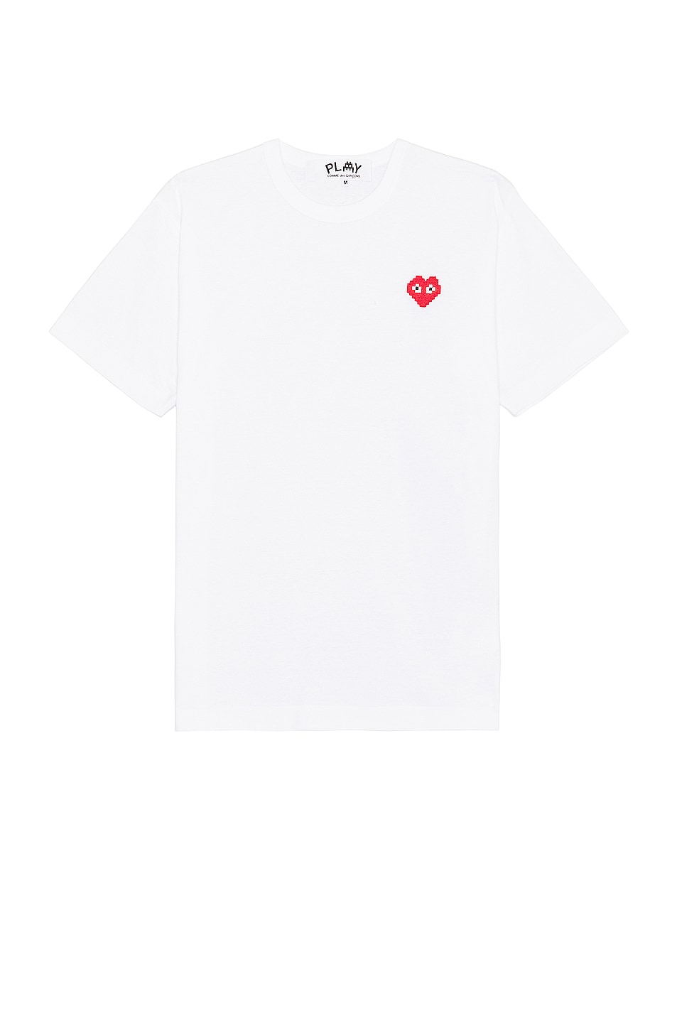Image 1 of COMME des GARCONS PLAY Invader T-Shirt in White