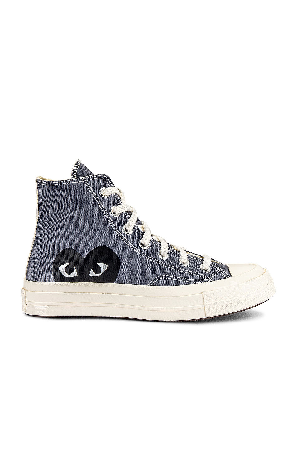 COMME des GARCONS PLAY Converse Chuck Taylor High in Grey | FWRD