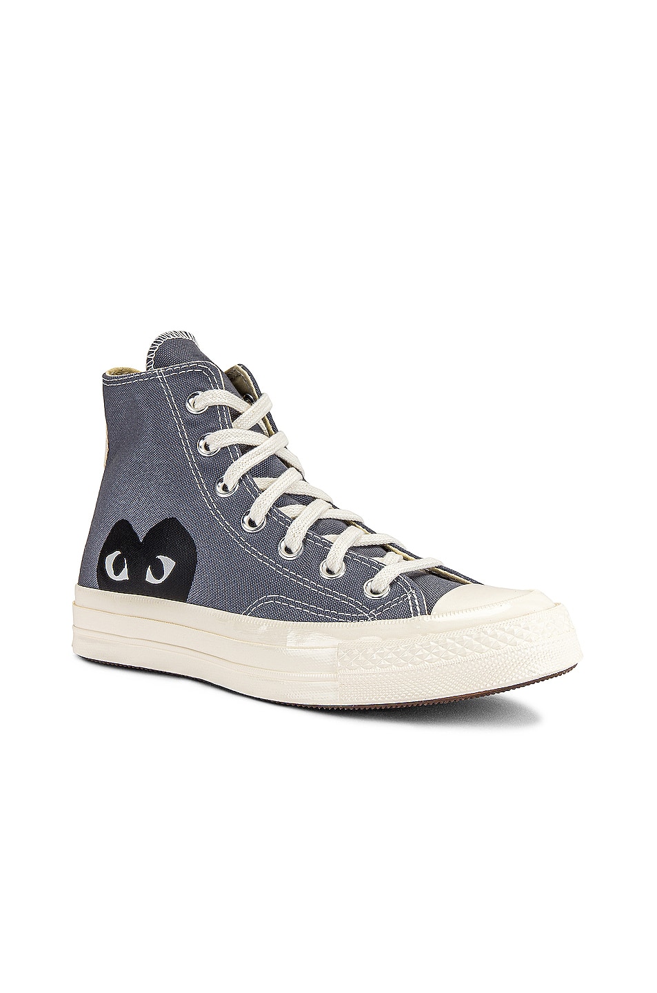COMME des GARCONS PLAY Converse Chuck Taylor High in Grey | FWRD