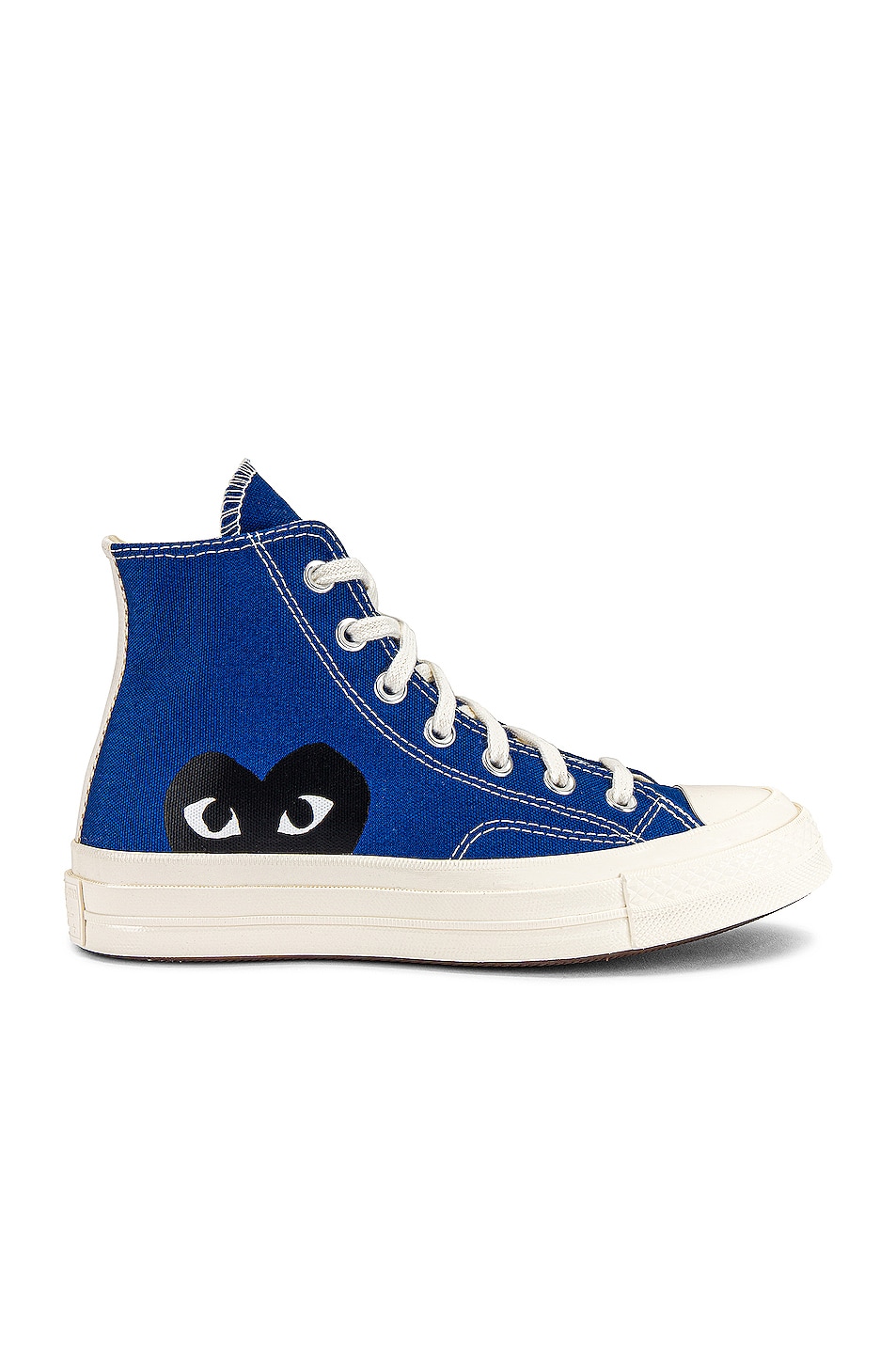 COMME des GARCONS PLAY Converse Chuck Taylor High in Blue | FWRD
