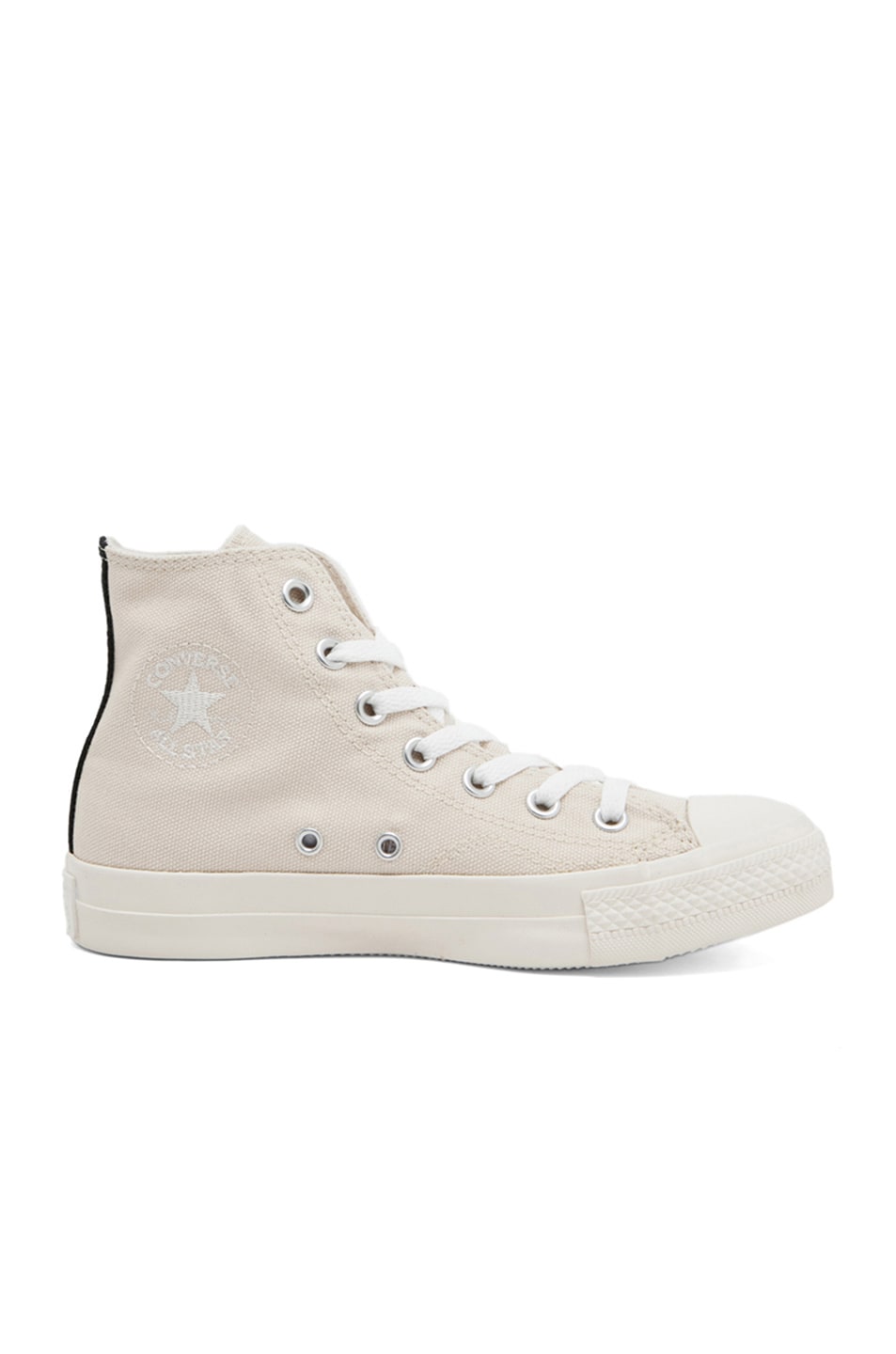 comme des garcons play converse large emblem high top canvas sneakers