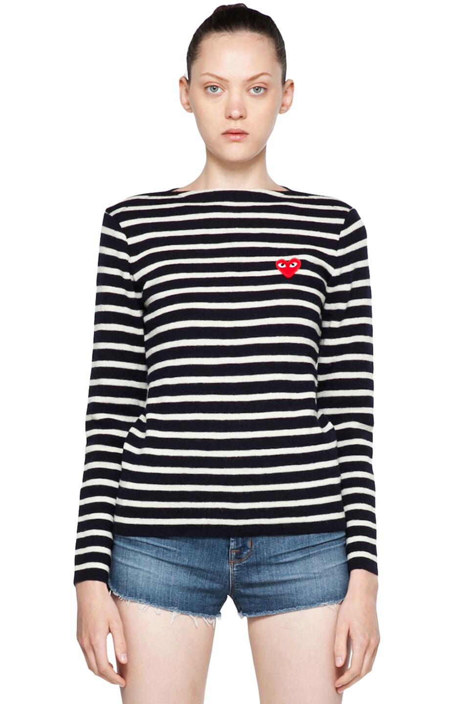 comme des garçons play sweater