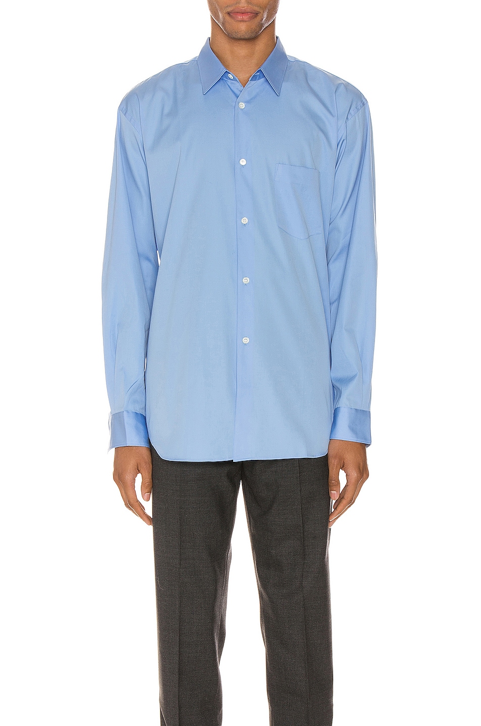 Image 1 of COMME des GARCONS SHIRT Forever Long Sleeve Shirt in Sky