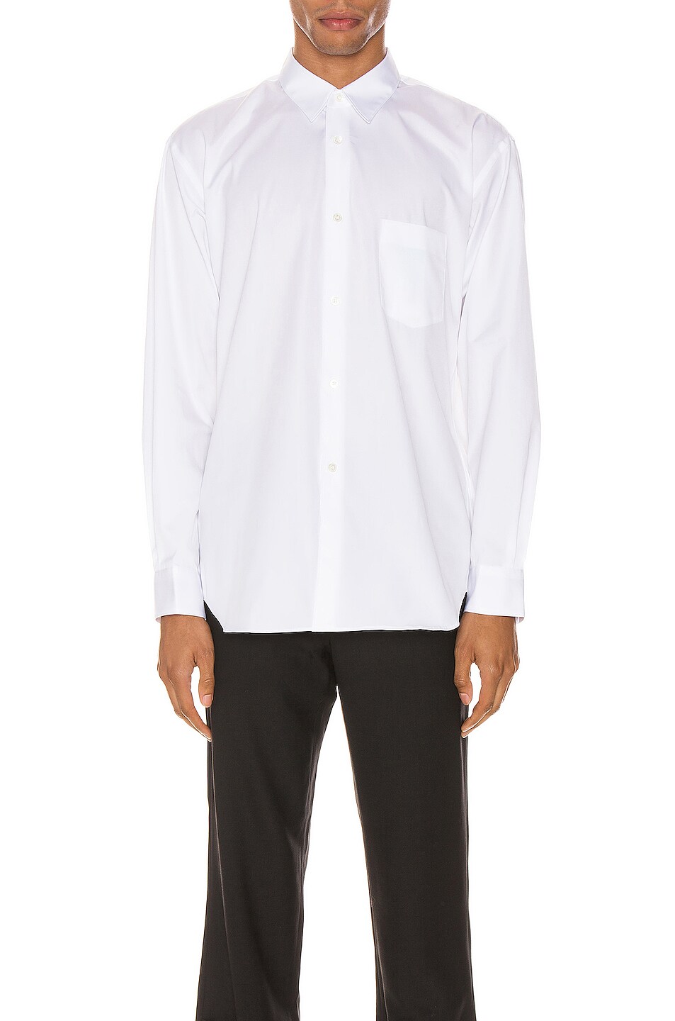 Image 1 of COMME des GARCONS SHIRT Forever Long Sleeve Shirt in White