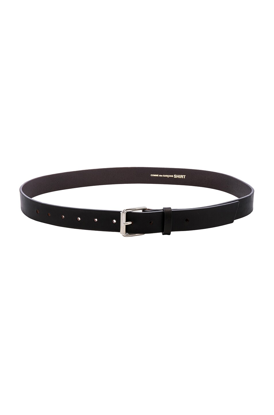 Image 1 of COMME des GARCONS SHIRT Leather Belt in Brown