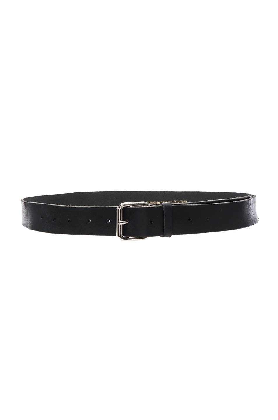 Image 1 of COMME des GARCONS SHIRT Leather Belt in Black