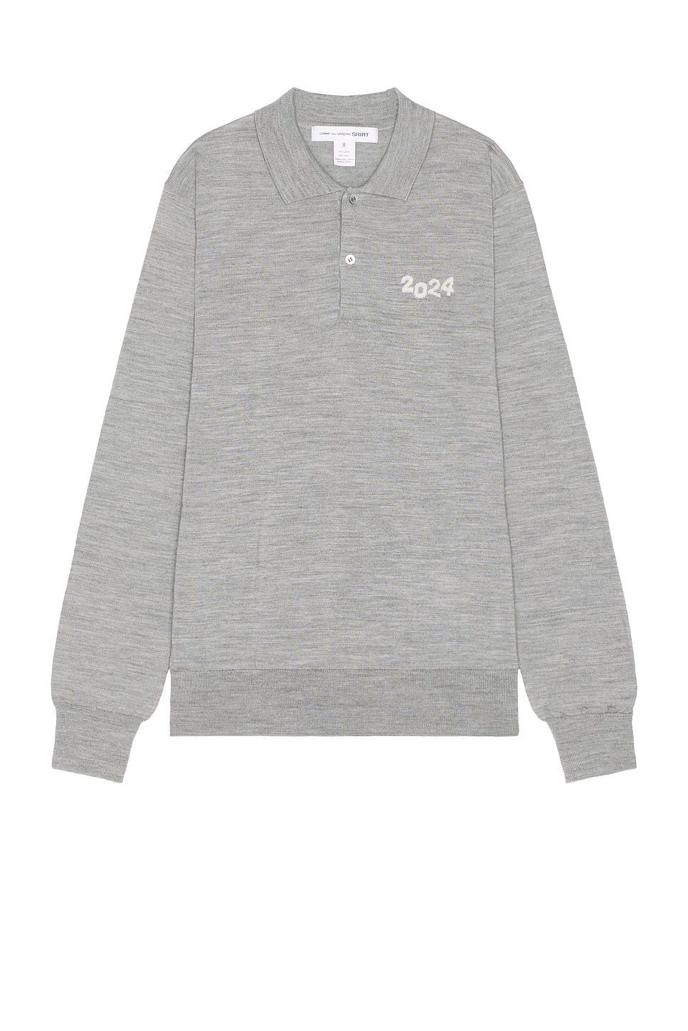 Image 1 of COMME des GARCONS SHIRT 2024 Polo Sweater in Grey