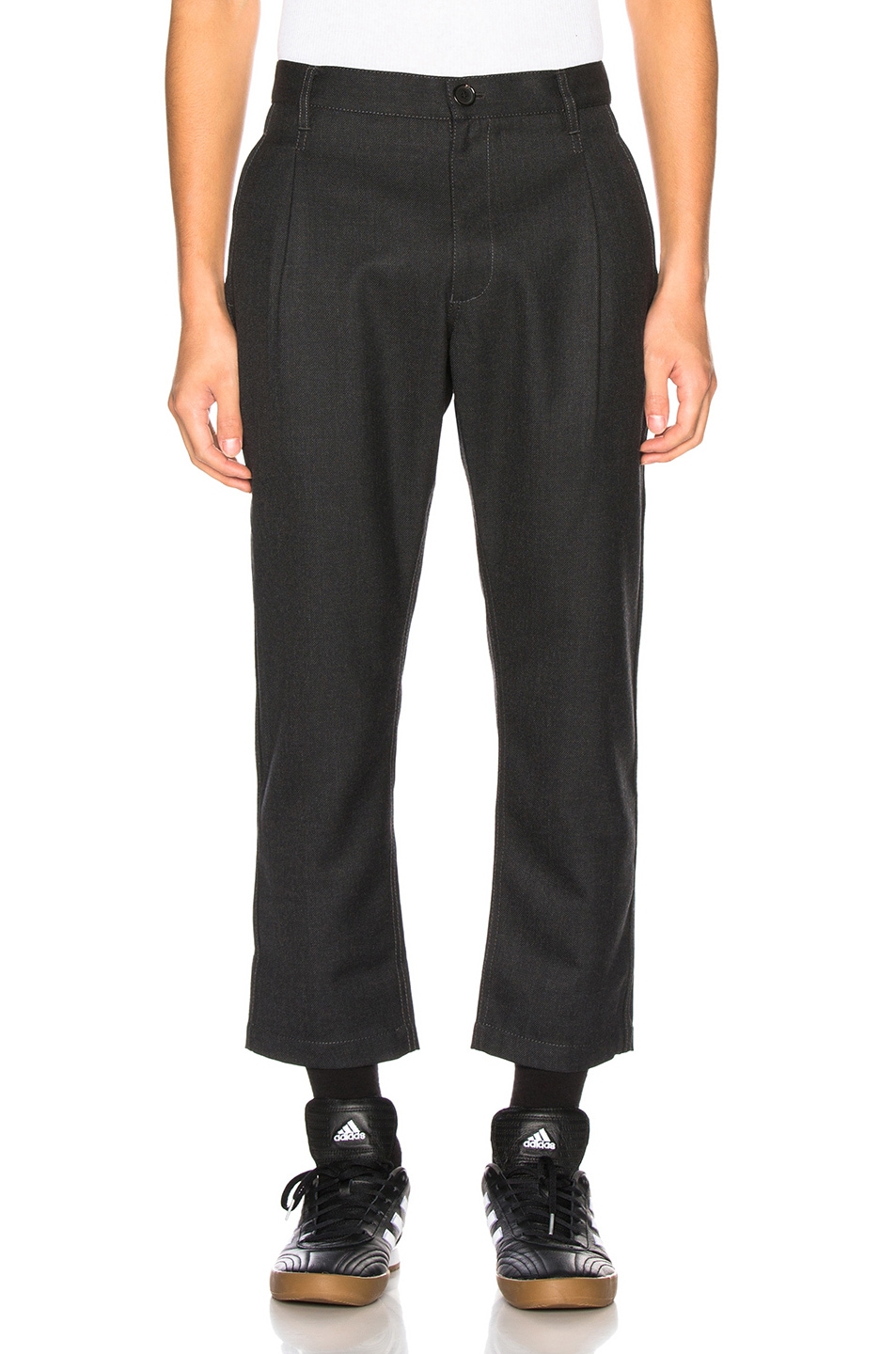 Image 1 of COMME des GARCONS SHIRT Boys Broadcloth Trouser in Dark Grey