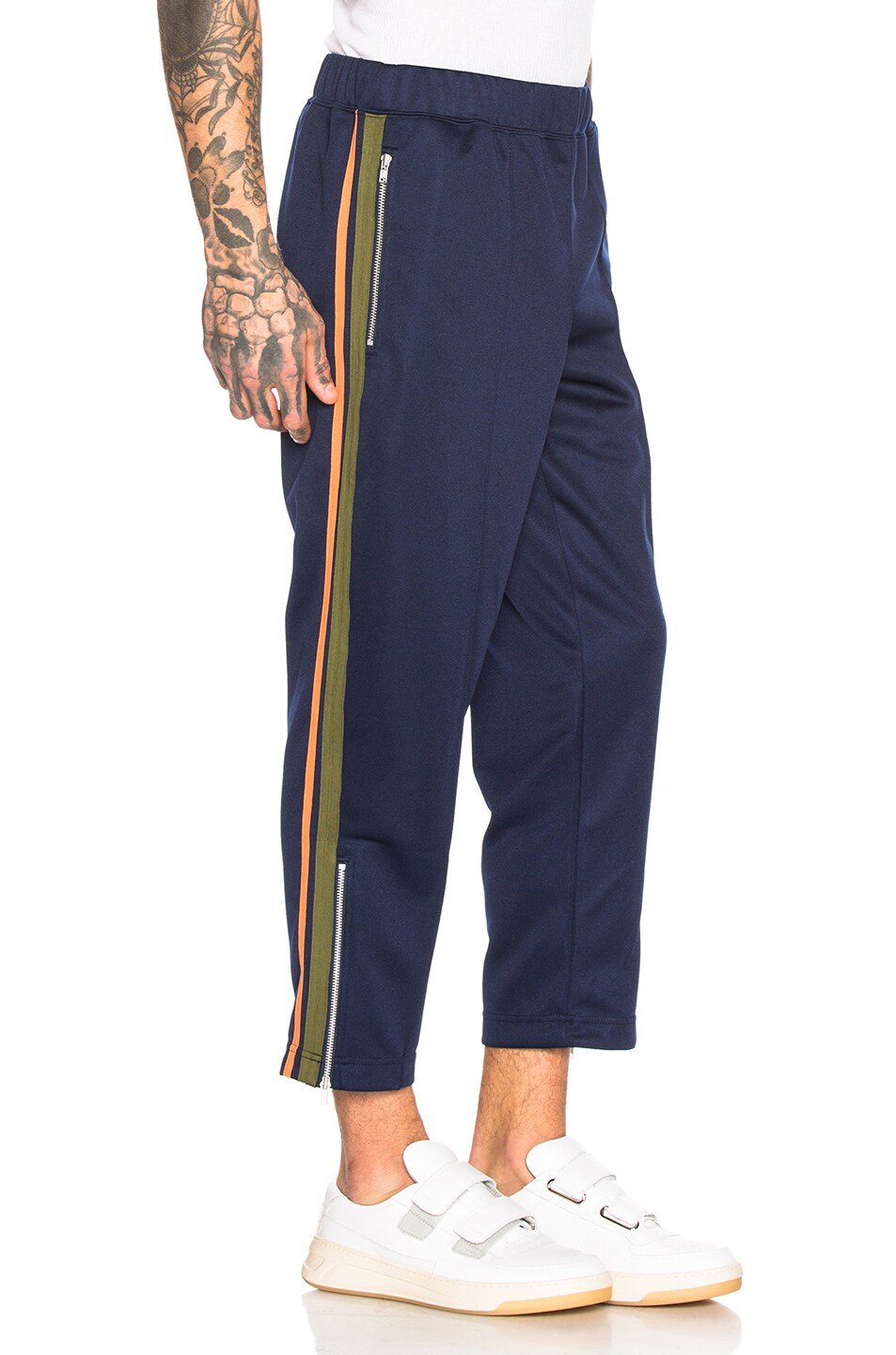 Image 1 of COMME des GARCONS SHIRT Mesh Pants in Navy