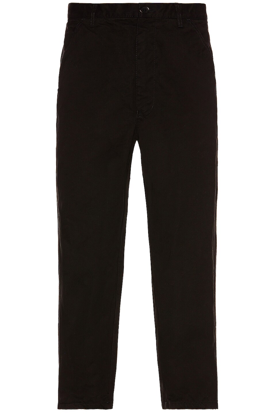 Image 1 of COMME des GARCONS SHIRT Cotton Drill Plain Trouser in Black