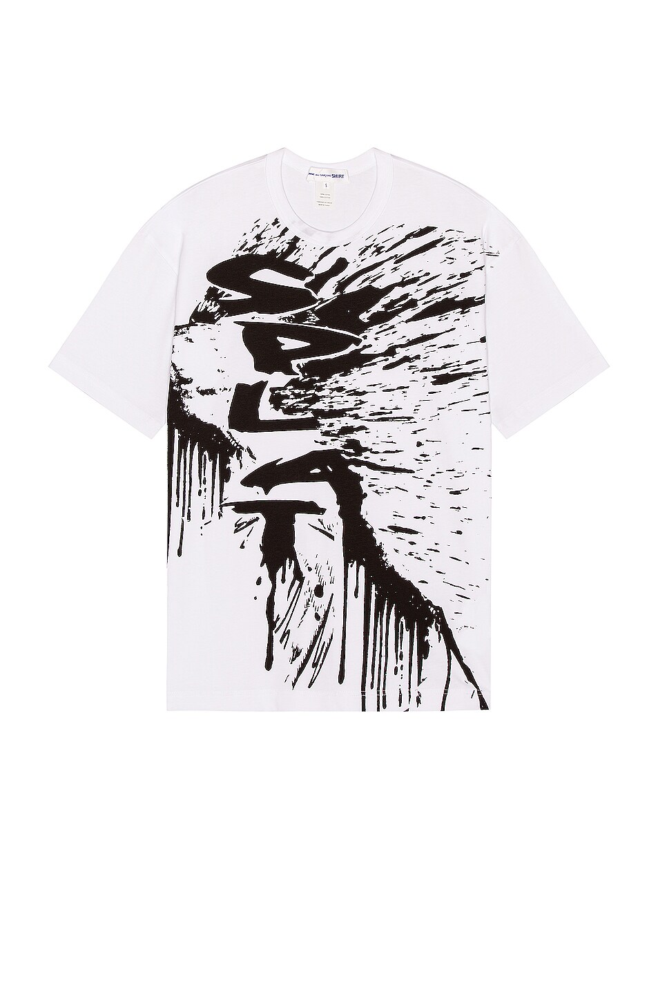 Image 1 of COMME des GARCONS SHIRT Christian Marclay Print Tee in White