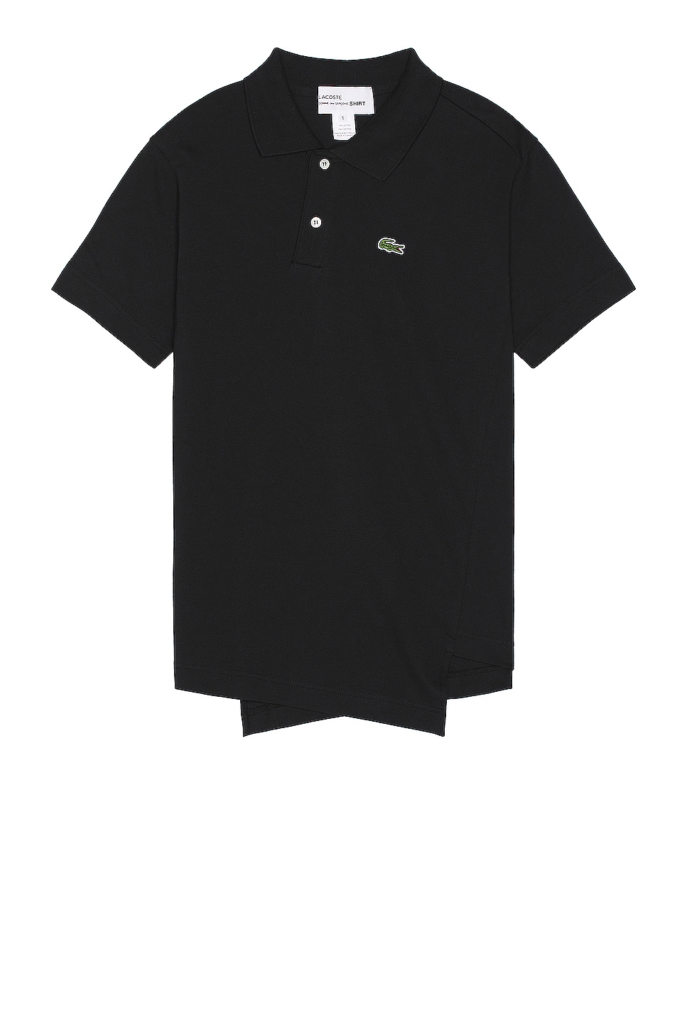 Image 1 of COMME des GARCONS SHIRT X Lacoste Polo in Black