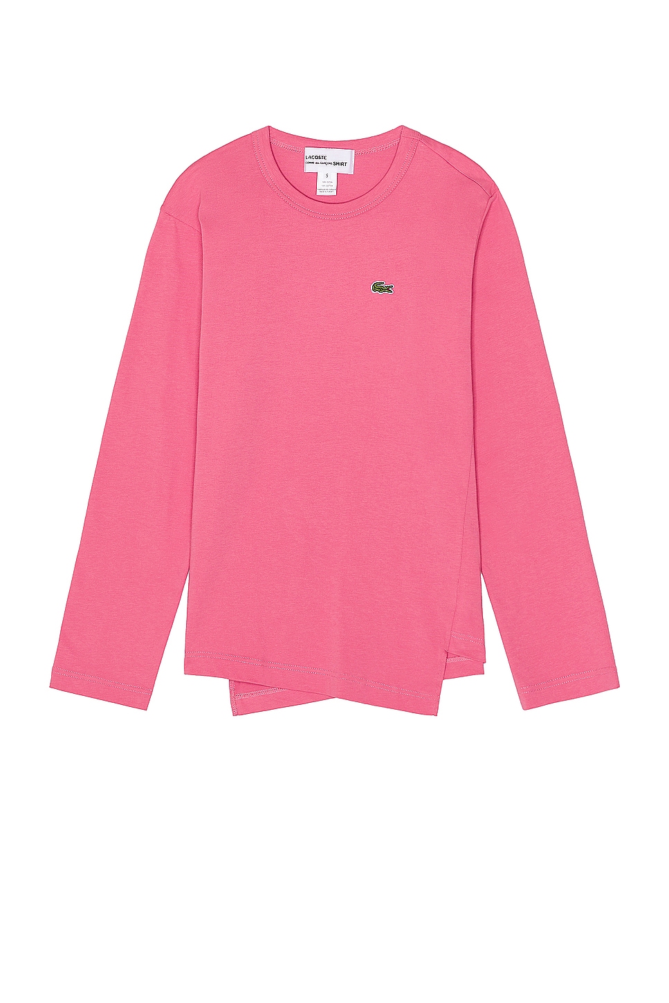 Image 1 of COMME des GARCONS SHIRT X Lacoste Tee in Pink