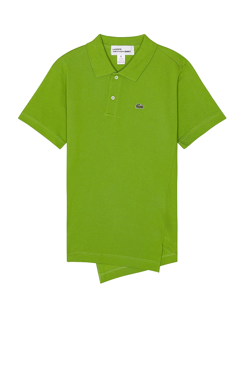 Image 1 of COMME des GARCONS SHIRT X Lacoste Polo in Green