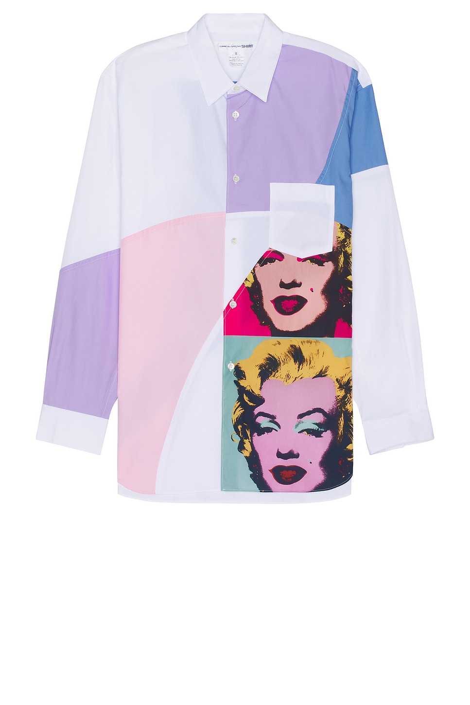 Image 1 of COMME des GARCONS SHIRT x Andy Warhol Shirt in White