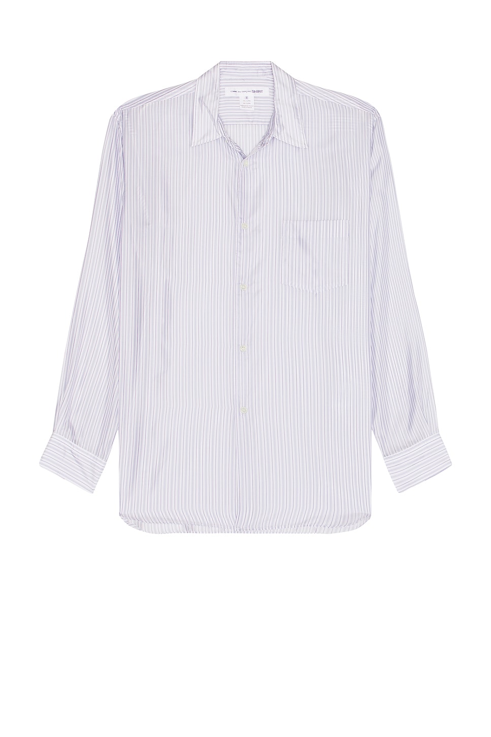 Image 1 of COMME des GARCONS SHIRT Yarn Dyed Cupra Stripe Shirt in Stripe 6