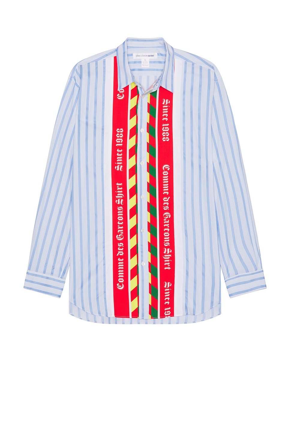 Image 1 of COMME des GARCONS SHIRT Yarn Dyed Stripe Shirt in Stripe & Mix