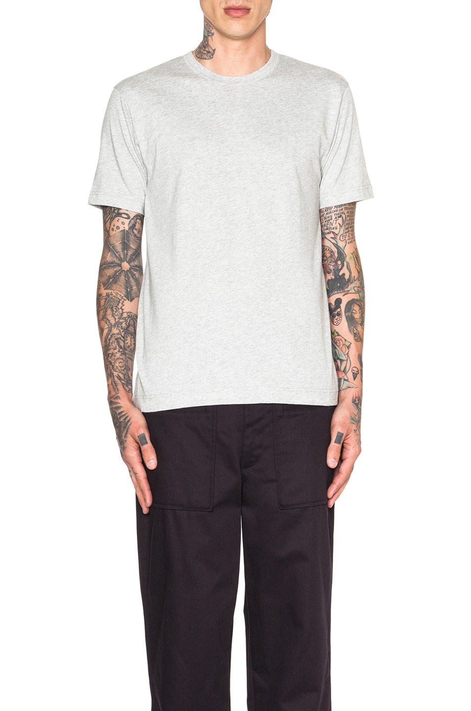 Image 1 of COMME des GARCONS SHIRT 'Forever' Cotton Tee in Top Grey