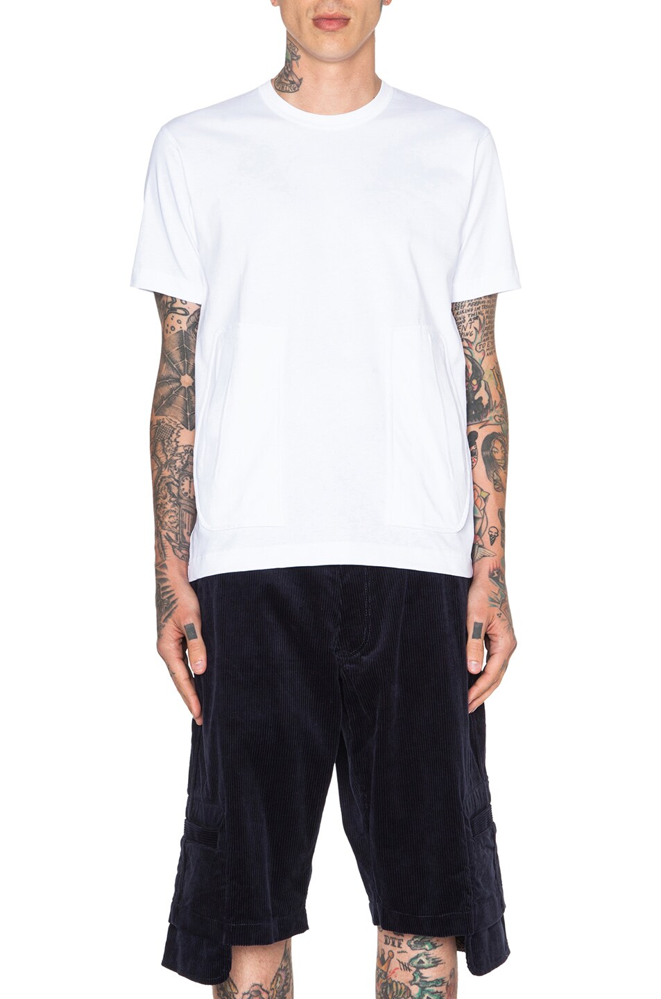 Image 1 of COMME des GARCONS SHIRT Double Pocket Tee in White