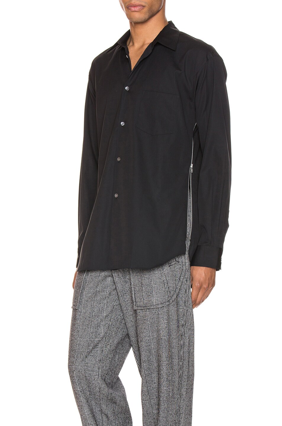 Image 1 of COMME des GARCONS SHIRT Long Sleeve Shirt in Black