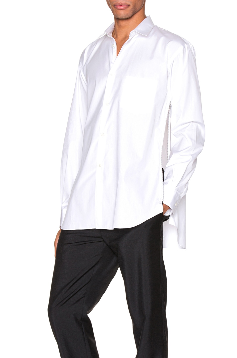 Image 1 of COMME des GARCONS SHIRT Long Sleeve Shirt in White