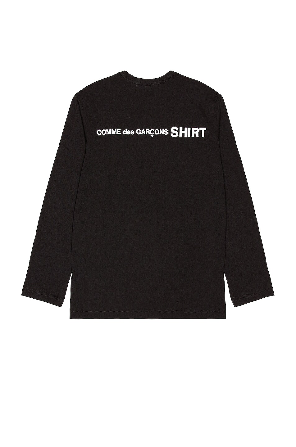 Image 1 of COMME des GARCONS SHIRT Logo Tee in Black