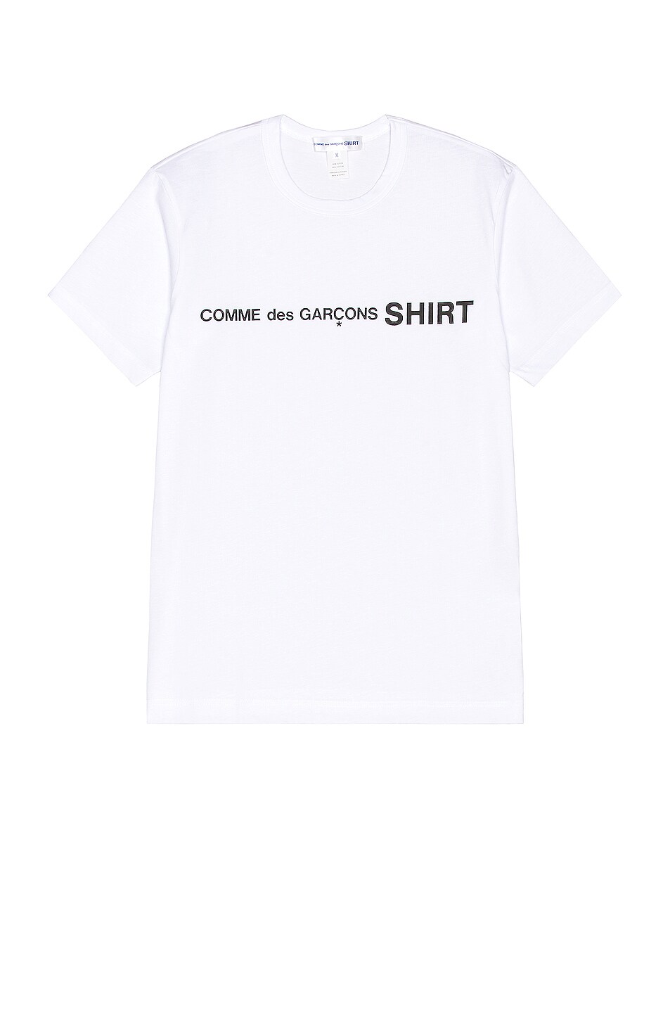 Image 1 of COMME des GARCONS SHIRT Logo Tee in White