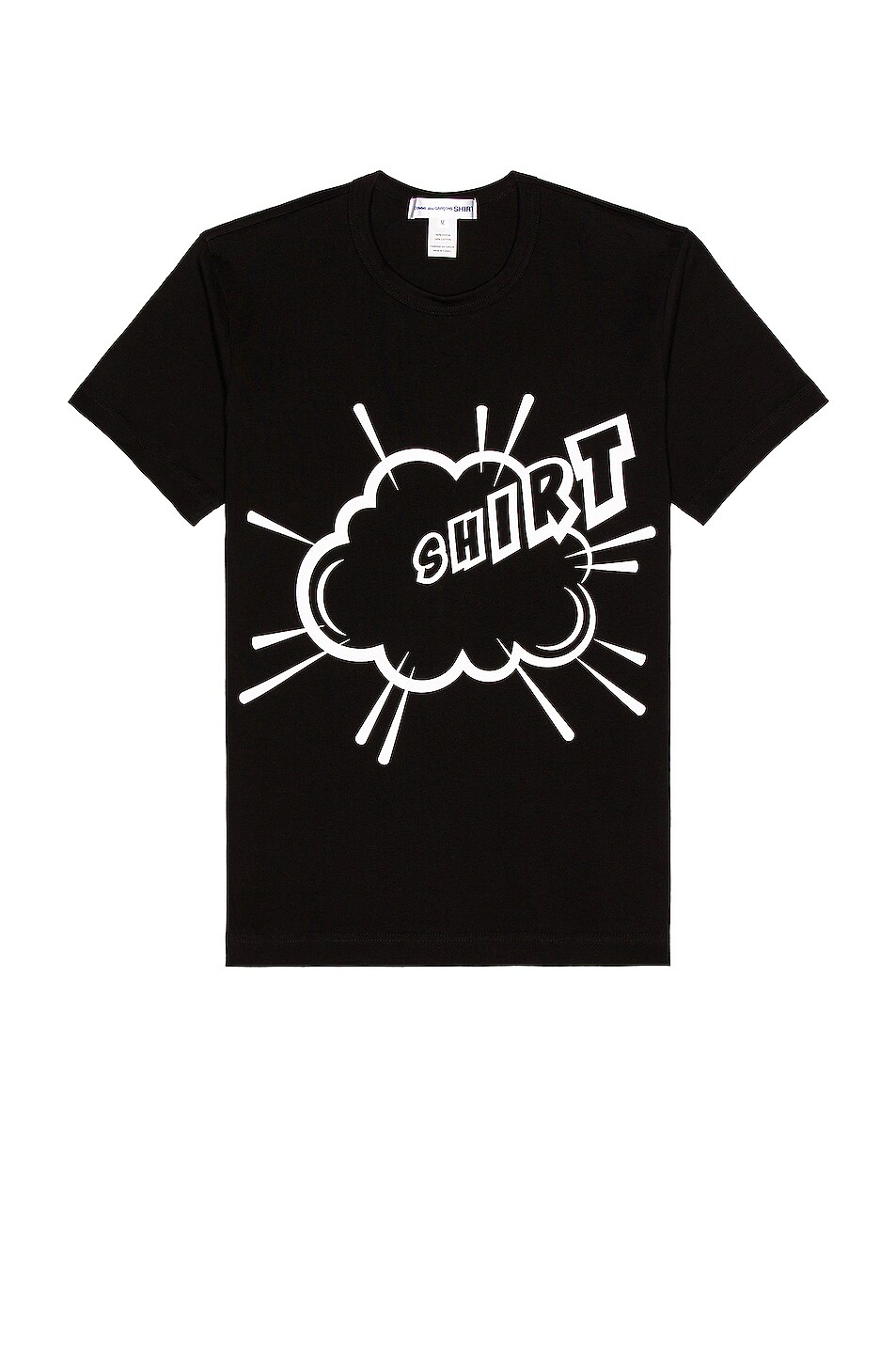 Image 1 of COMME des GARCONS SHIRT Cotton Jersey Tee in Black