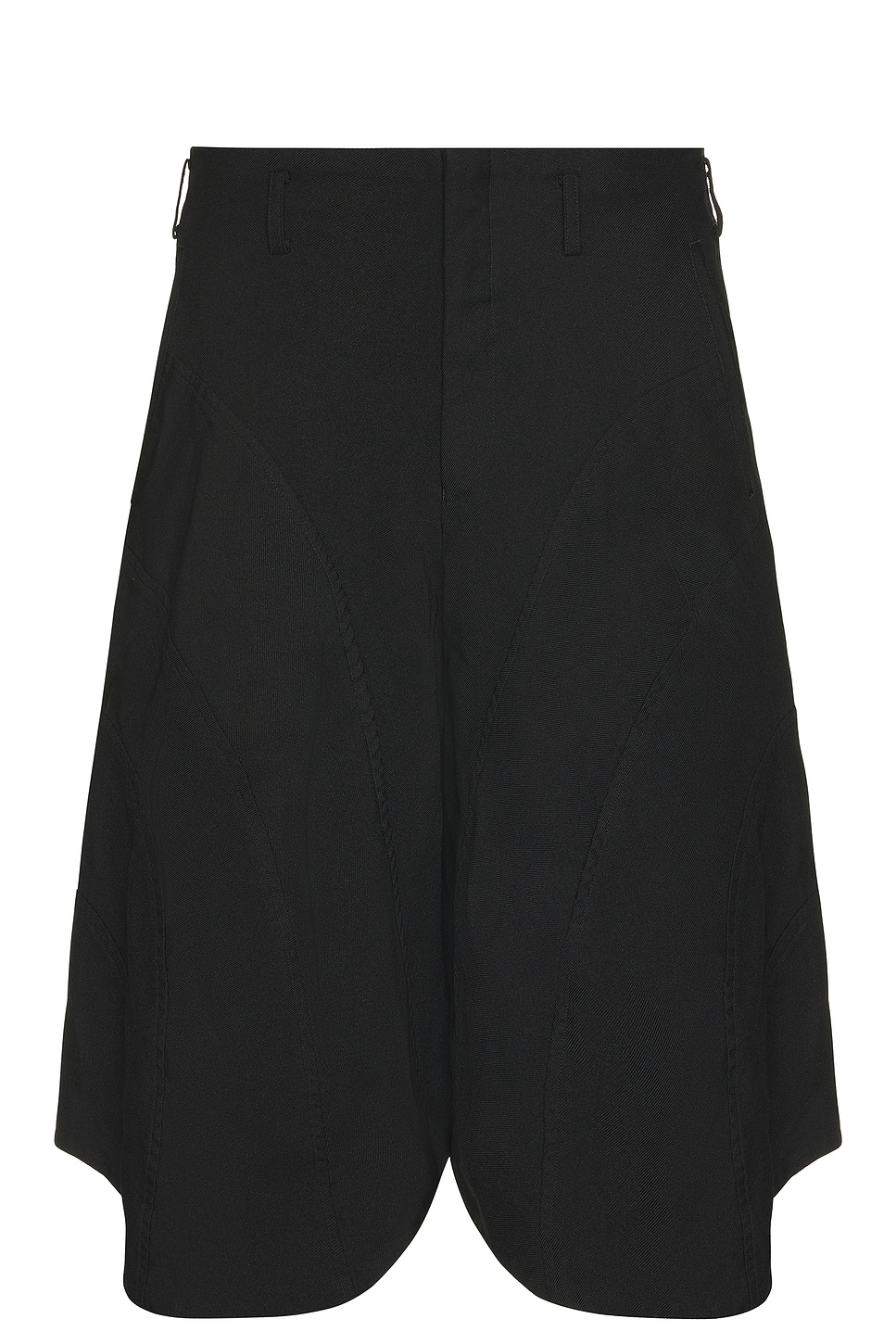 COMME des GARCONS Homme Plus Gabardine Garment Treated Shorts in Black