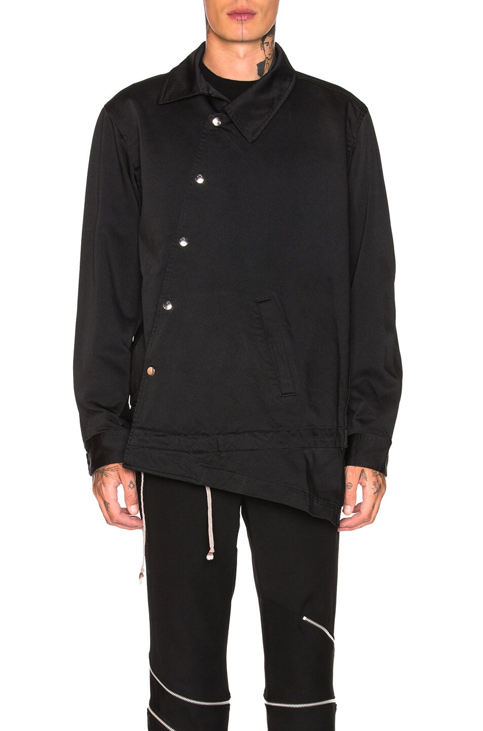 Image 1 of COMME des GARCONS Homme Plus Satin Jacket in Black