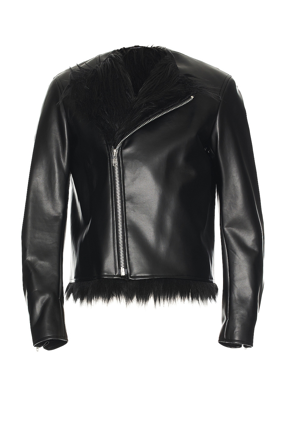 Image 1 of COMME des GARCONS Homme Plus Rider Jacket in Black