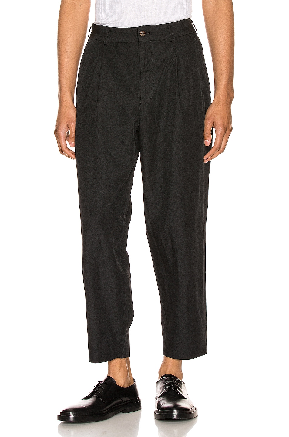 Image 1 of COMME des GARCONS Homme Plus Trousers in Black