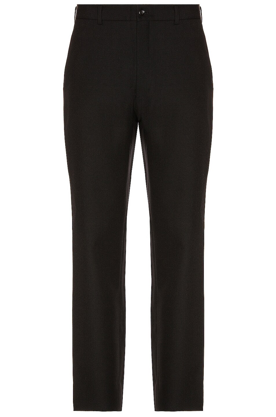 Image 1 of COMME des GARCONS Homme Plus Wool Thick Gabardine Trousers in Black