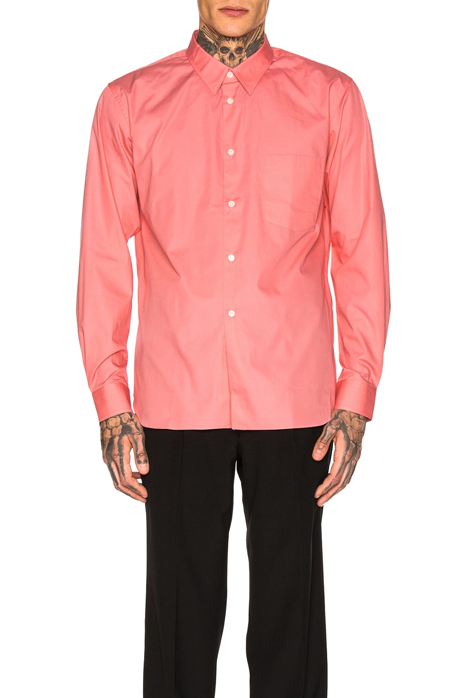 Image 1 of COMME des GARCONS Homme Plus Long Sleeve Shirt in Pink