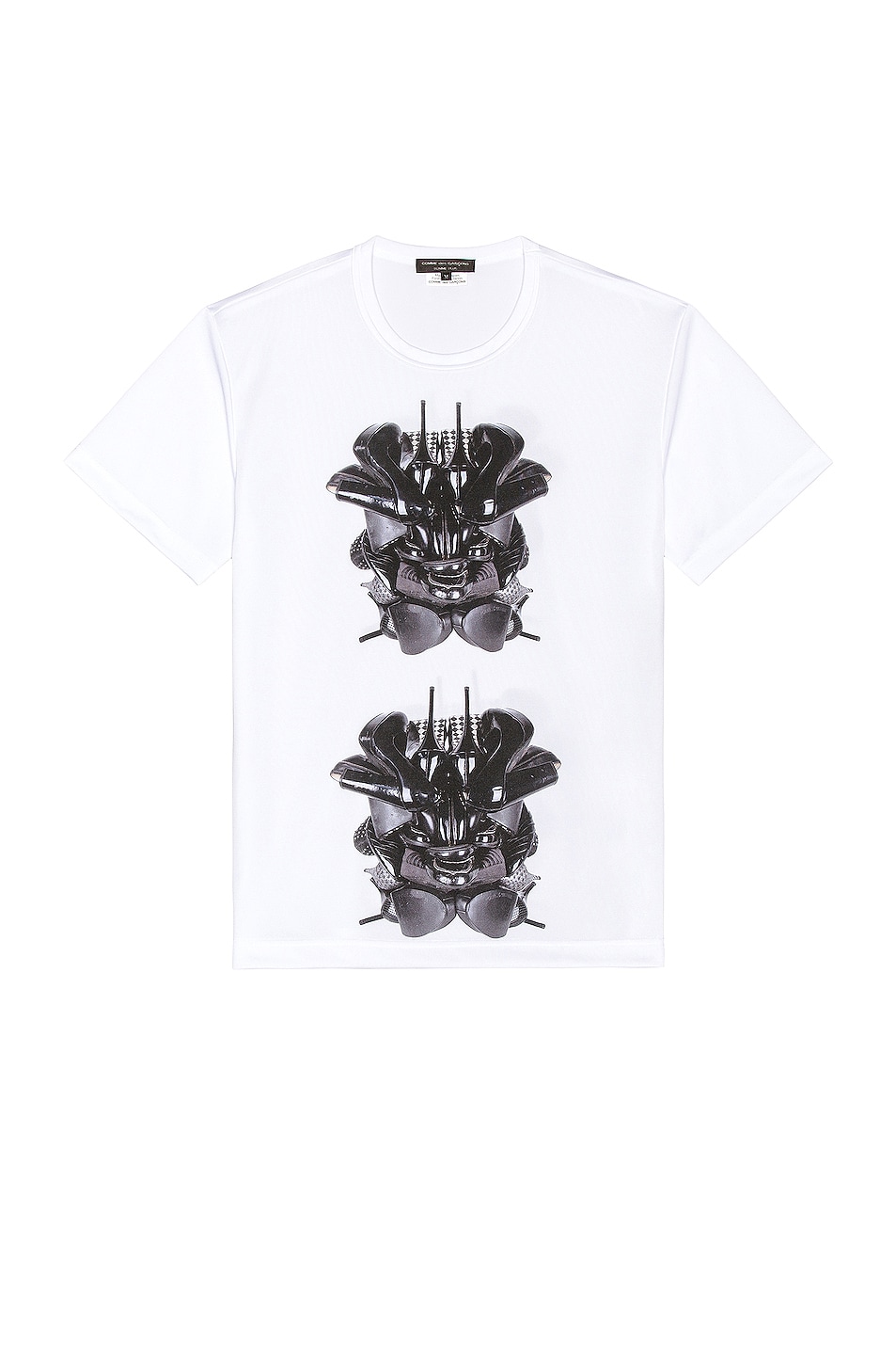 Image 1 of COMME des GARCONS Homme Plus Jersey Print Tee in White