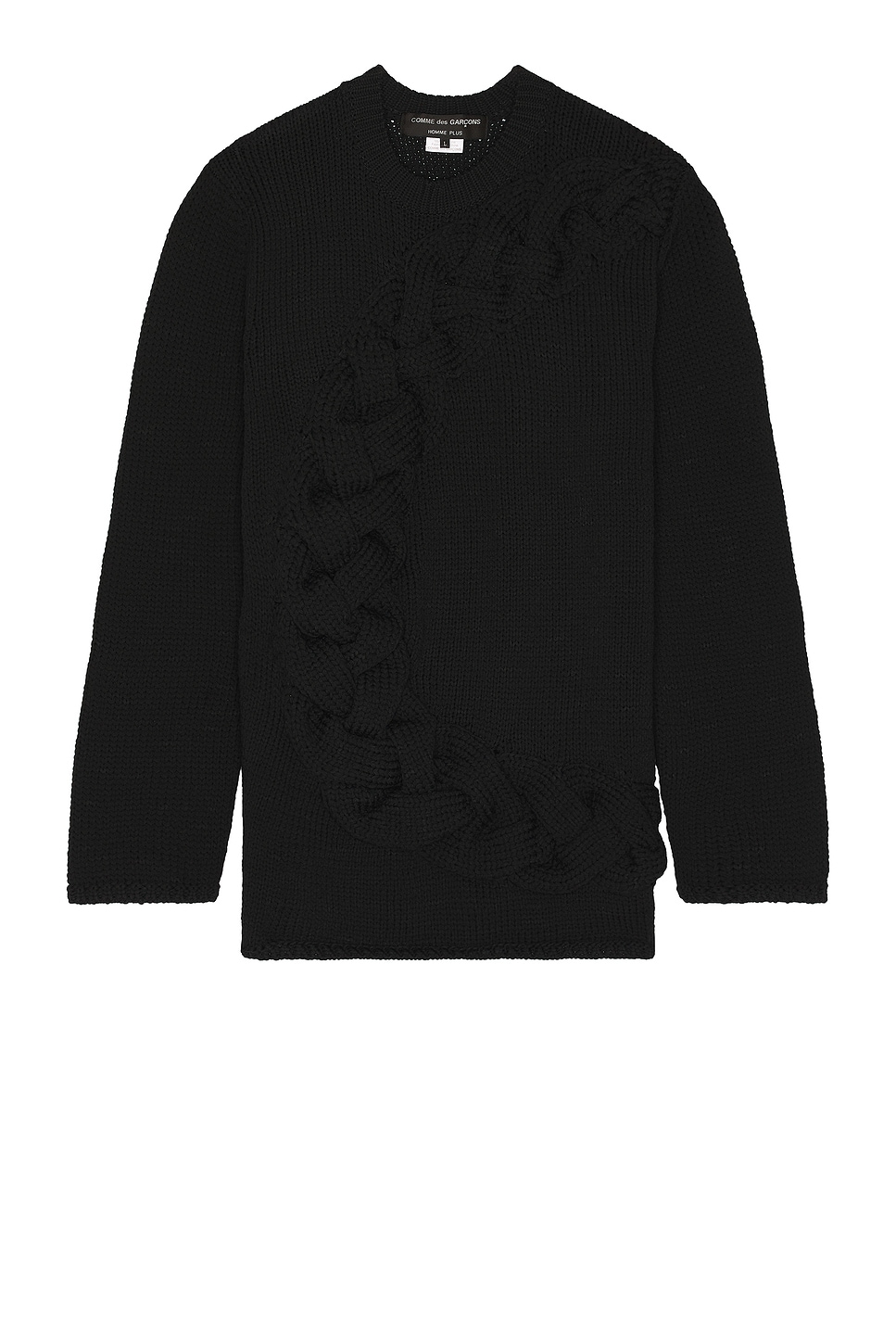 Image 1 of COMME des GARCONS Homme Plus Cross Pattern Tee in Black
